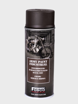 FOSCO INDUSTRIES Farba w Sprayu do Maskowania Broni Sprzętu 400ml WH Service Brown