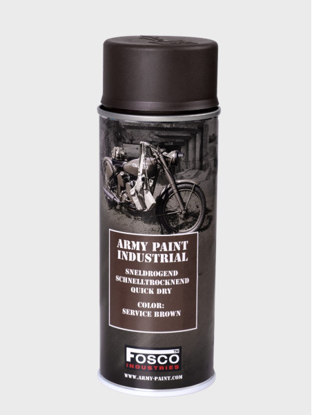 FOSCO INDUSTRIES Farba w Sprayu do Maskowania Broni Sprzętu 400ml WH Service Brown