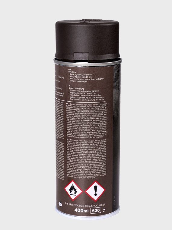 FOSCO INDUSTRIES Farba w Sprayu do Maskowania Broni Sprzętu 400ml WH Service Brown