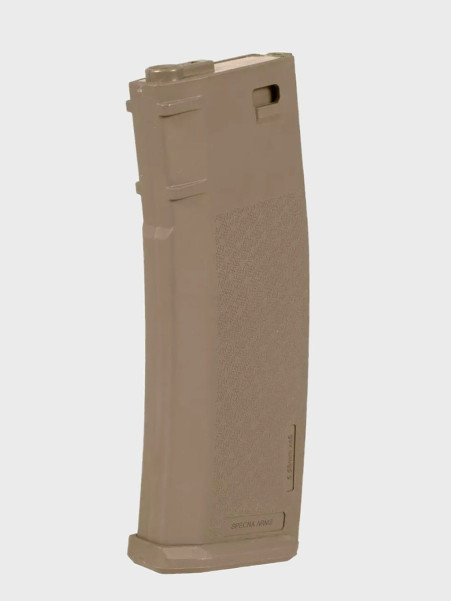 SPECNA ARMS Magazynek ASG S-Mag Mid-Cap do replik H-Series pojemność 125 kulek tan