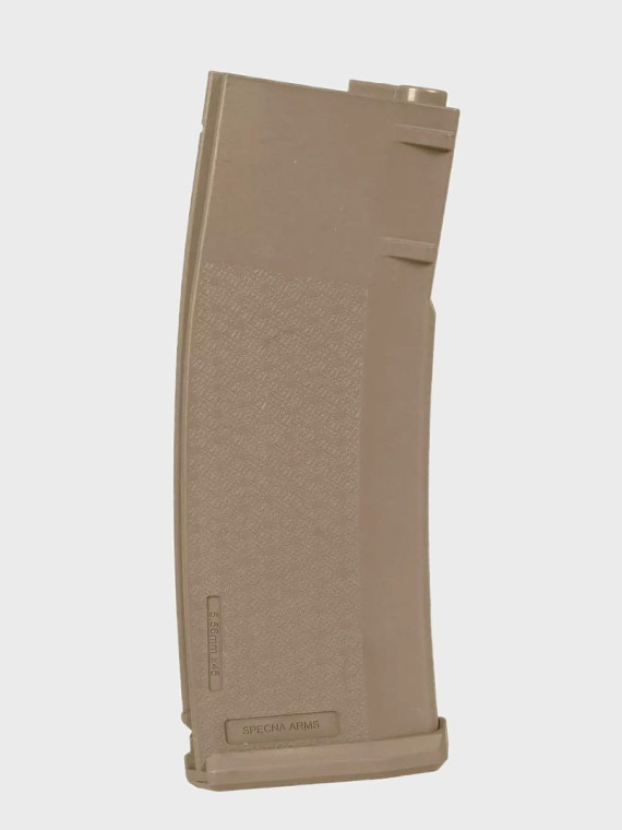 SPECNA ARMS Magazynek ASG S-Mag Mid-Cap do replik H-Series pojemność 125 kulek tan