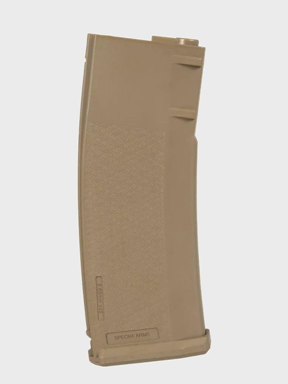 SPECNA ARMS Magazynek ASG S-Mag Hi-Cap do replik H-Series pojemność 380 kulek tan