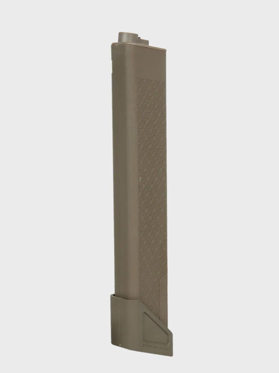 SPECNA ARMS Magazynek ASG S-Mag Mid-Cap do replik serii X pojemność 100 kulek tan