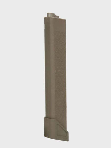 SPECNA ARMS Magazynek ASG S-Mag Mid-Cap do replik serii X pojemność 100 kulek tan