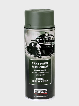 FOSCO INDUSTRIES Farba w Sprayu do Maskowania Broni Sprzętu 400ml Forest Green