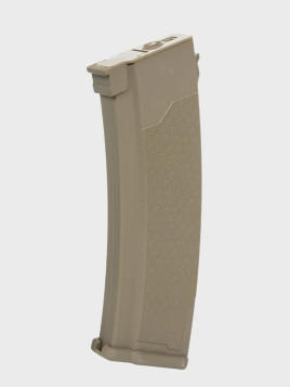 SPECNA ARMS Magazynek ASG S-Mag do replik AK z serii SA-J pojemność 430 kulek tan