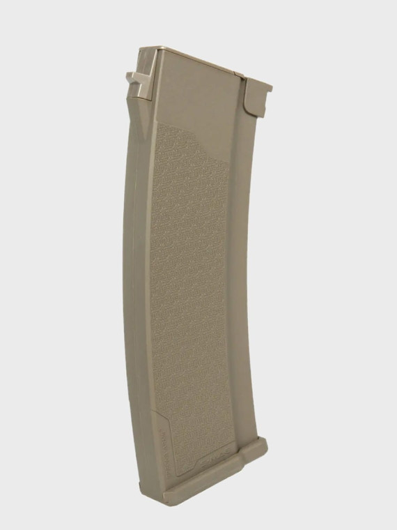 SPECNA ARMS Magazynek ASG S-Mag do replik AK z serii SA-J pojemność 430 kulek tan