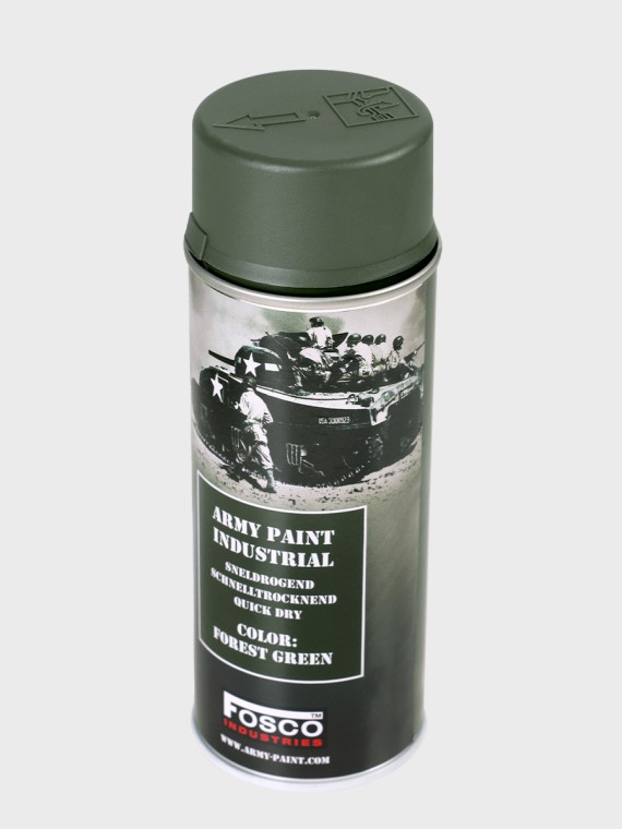 FOSCO INDUSTRIES Farba w Sprayu do Maskowania Broni Sprzętu 400ml Forest Green