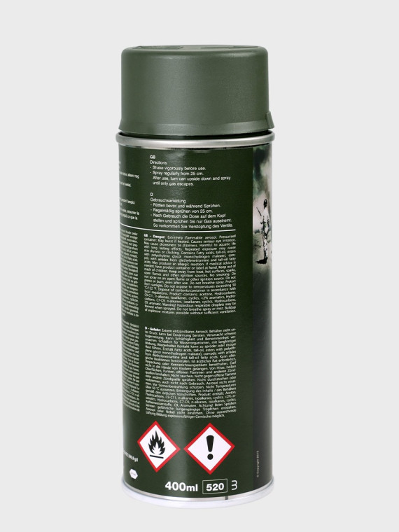 FOSCO INDUSTRIES Farba w Sprayu do Maskowania Broni Sprzętu 400ml Forest Green
