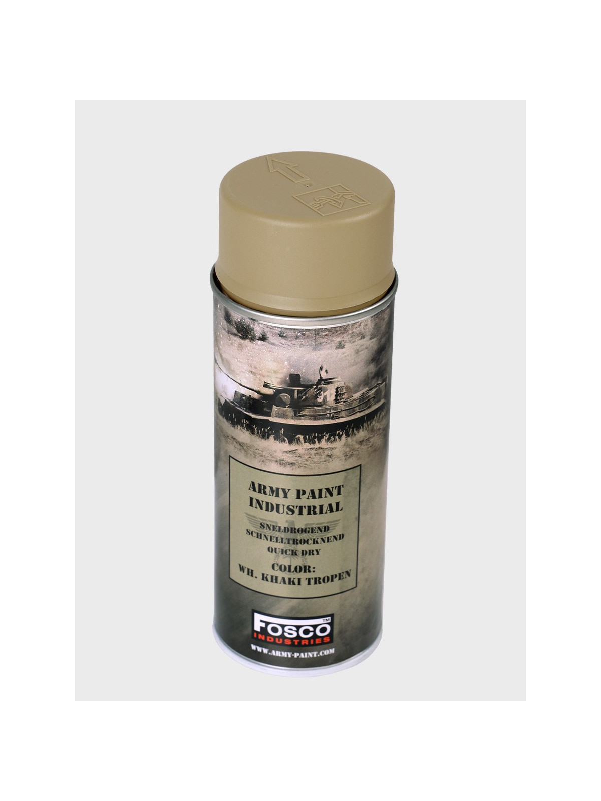 FOSCO INDUSTRIES Farba w Sprayu do Maskowania Broni Sprzętu 400ml WH khaki tropen
