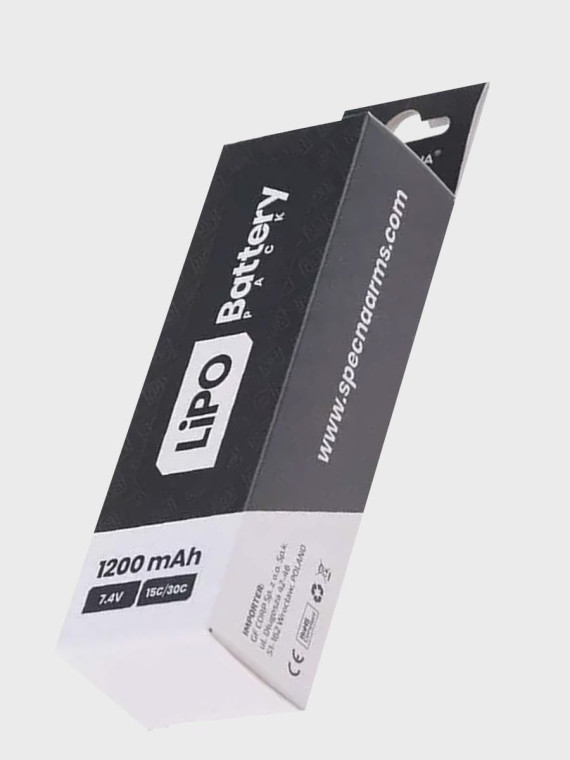 SPECNA ARMS Akumulator litowo-polimerowy LiPo 7,4V 1200mAh 15/30C 2M
