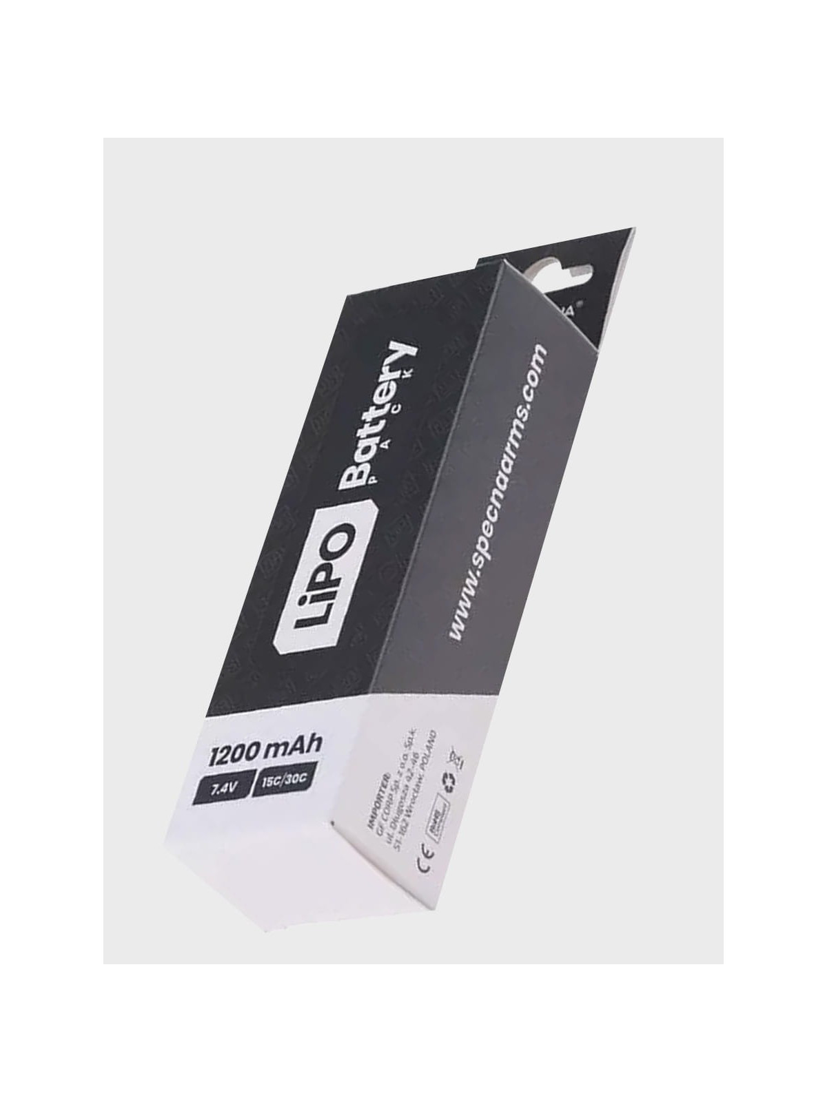 SPECNA ARMS Akumulator litowo-polimerowy LiPo 7,4V 1200mAh 15/30C 2M