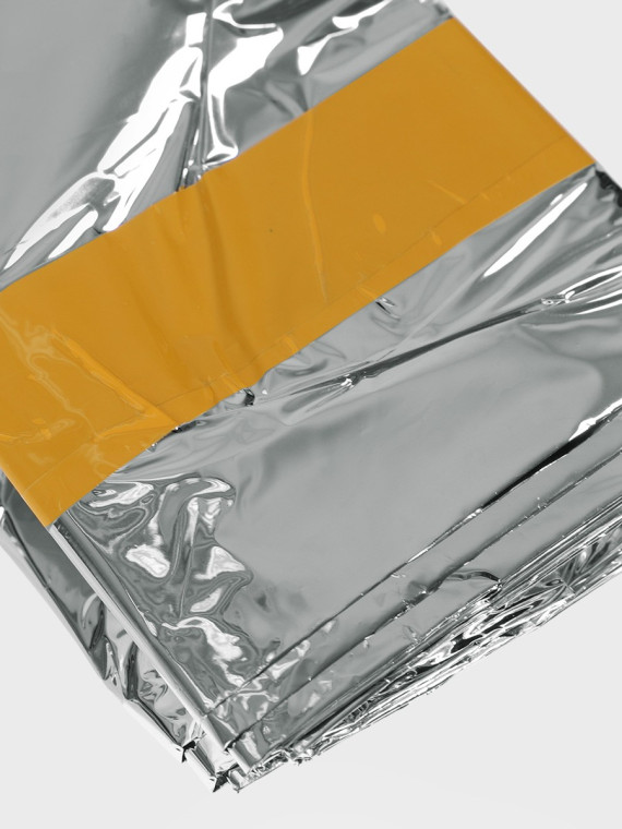 FOSCO INDUSTRIES Śpiwór ratunkowy termiczny Folia życia NRC Emergency Bag Srebrny