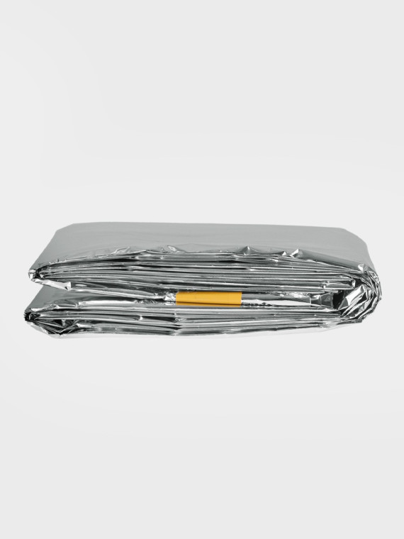 FOSCO INDUSTRIES Śpiwór ratunkowy termiczny Folia życia NRC Emergency Bag Srebrny