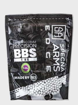 SPECNA ARMS KULKI PRECYZYJNE DO ASG EDGE Bio 0,20g 1kg białe