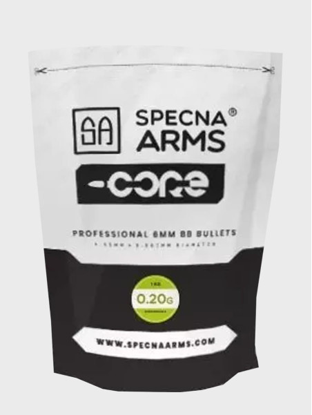 SPECNA ARMS KULKI DO ASG CORE BIO 0,20g 1 KG BIAŁE