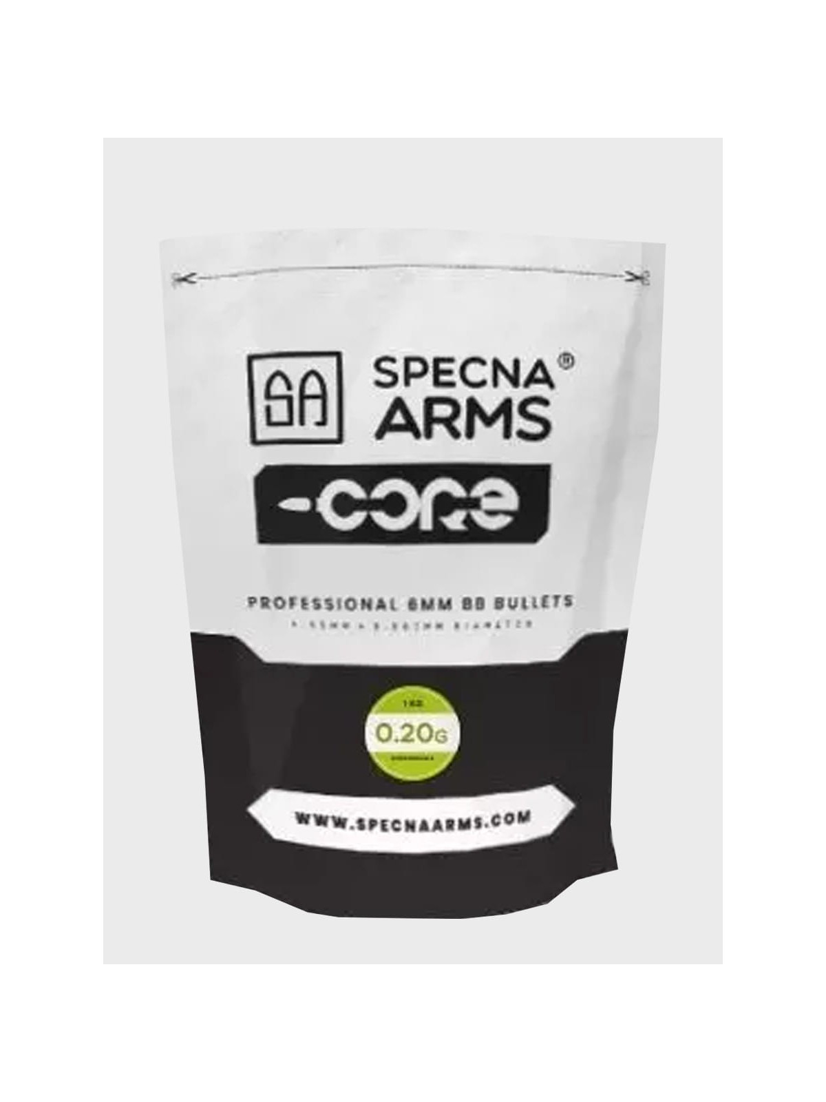 SPECNA ARMS KULKI DO ASG CORE BIO 0,20g 1 KG BIAŁE