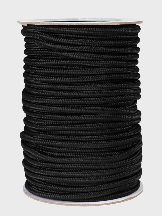 FOSCO INDUSTRIES Linka Bushcraft EDC Survival na biwak 7mm 1m Czarna
