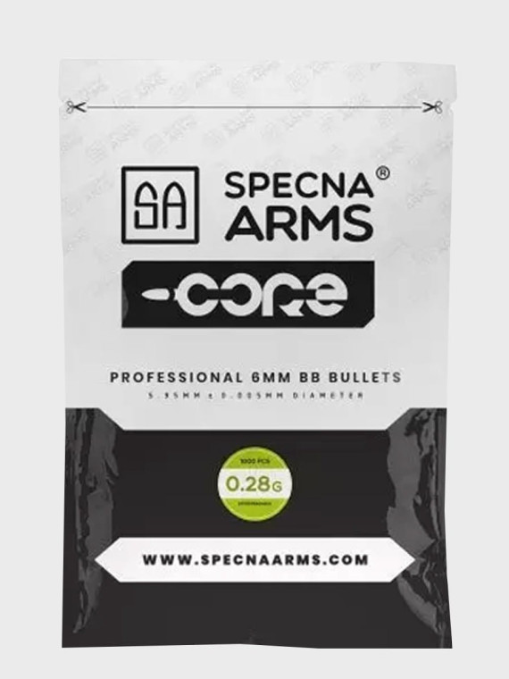 SPECNA ARMS KULKI DO ASG CORE BIO 0,28g 1000 szt.
