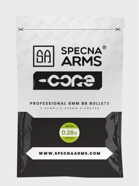 SPECNA ARMS KULKI DO ASG CORE BIO 0,28g 1000 szt.