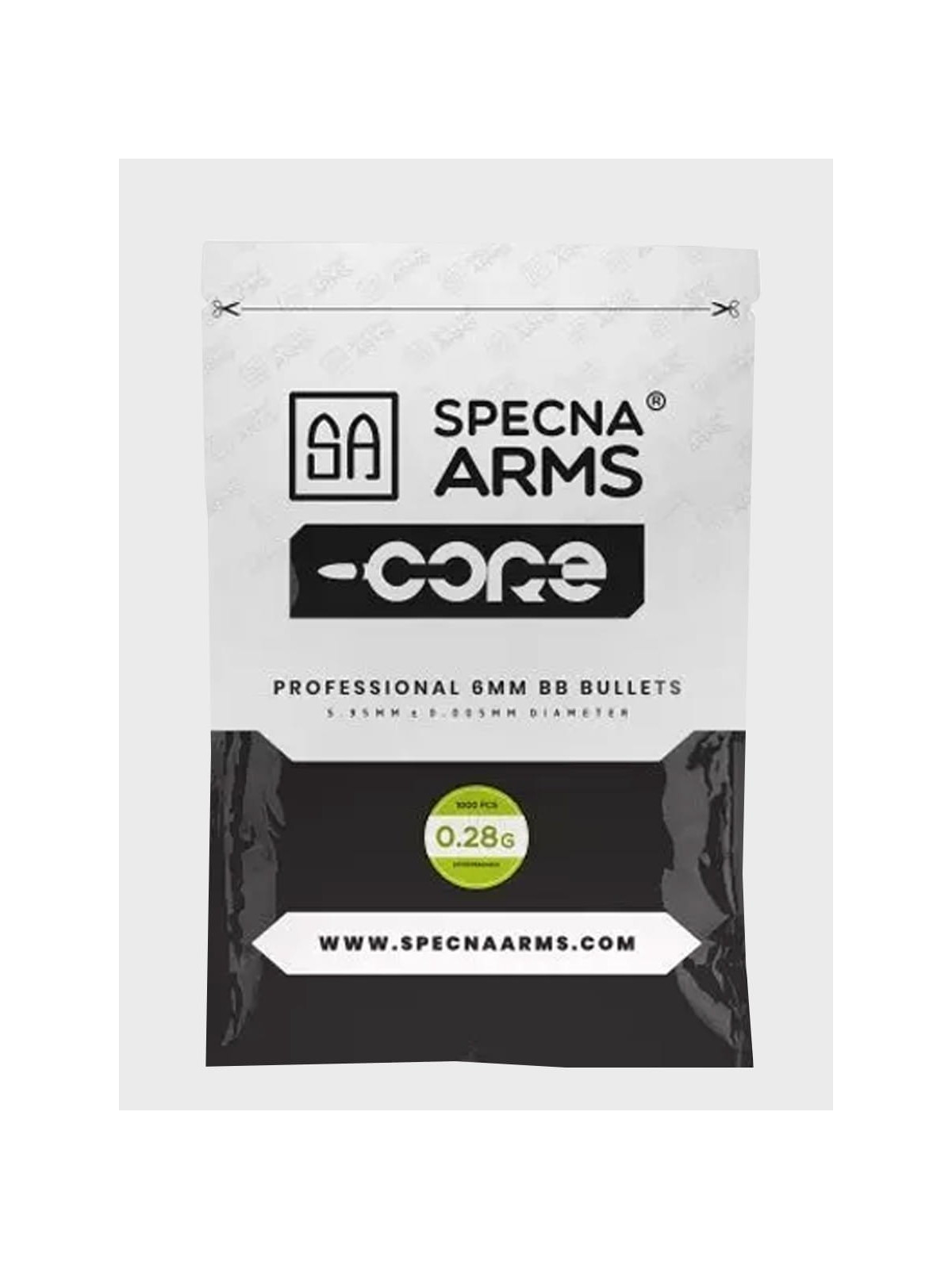 SPECNA ARMS KULKI DO ASG CORE BIO 0,28g 1000 szt.