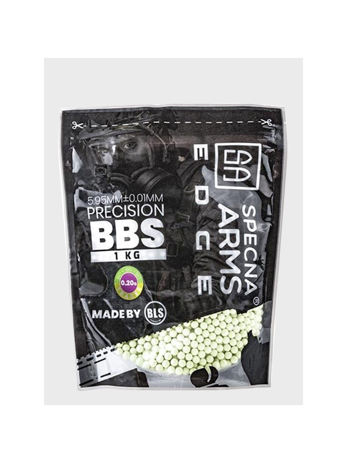 SPECNA ARMS KULKI PRECYZYJNE DO ASG EDGE TRACER BIO 0,20g 1kg Zielone