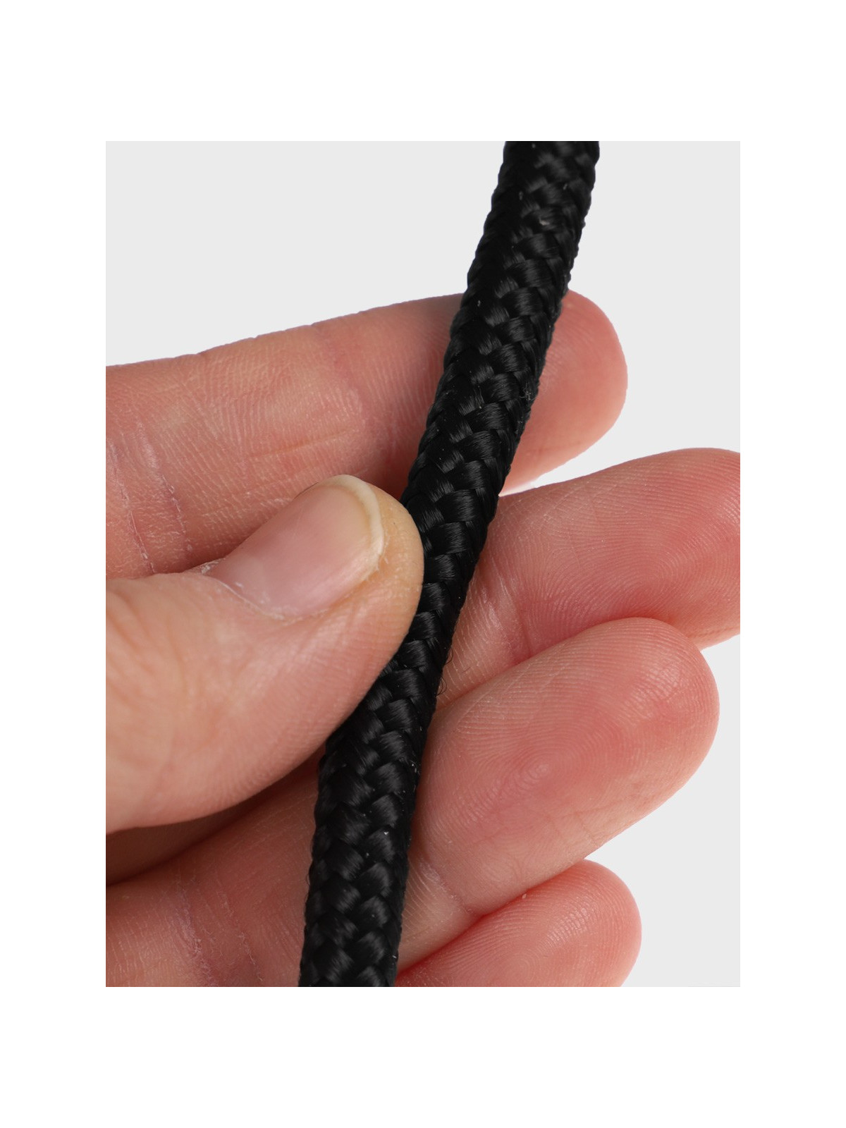 FOSCO INDUSTRIES Linka Bushcraft EDC Survival na biwak 7mm 1m Czarna