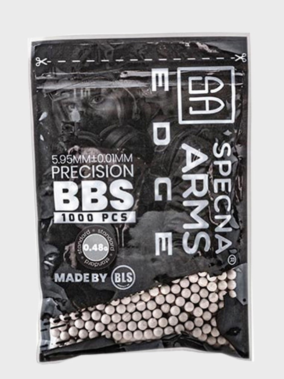 SPECNA ARMS KULKI PRECYZYJNE DO ASG EDGE 0,48g 1000 szt. IVORY