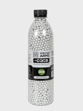 SPECNA ARMS KULKI DO ASG CORE BIO 0.20g BUTELKA 3000 szt. BIAŁE