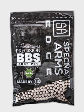 SPECNA ARMS KULKI PRECYZYJNE DO ASG EDGE 0,36g 1000 szt. IVORY