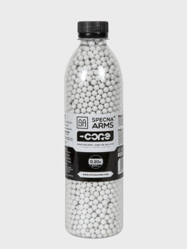 SPECNA ARMS KULKI DO ASG CORE 0,20g BUTELKA 3000 szt. BIAŁE