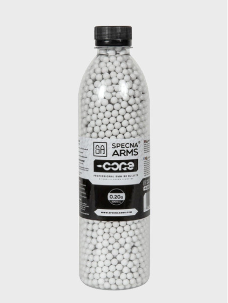 SPECNA ARMS KULKI DO ASG CORE 0,20g BUTELKA 3000 szt. BIAŁE