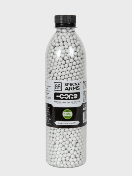 SPECNA ARMS KULKI DO ASG CORE BIO 0,30g BUTELKA 3000 szt. BIAŁE