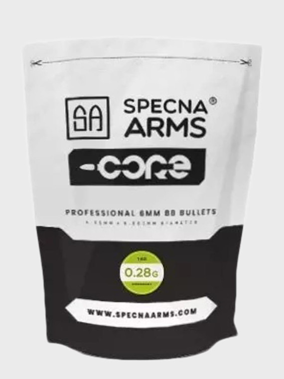SPECNA ARMS KULKI DO ASG CORE BIO 0,28g 1 kg BIAŁE