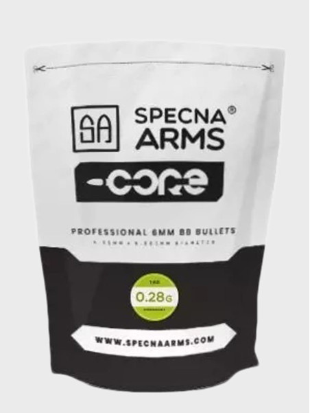 SPECNA ARMS KULKI DO ASG CORE BIO 0,28g 1 kg BIAŁE