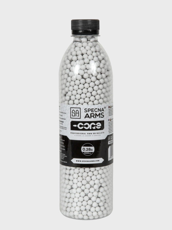 SPECNA ARMS KULKI DO ASG CORE 0,28g BUTELKA 3000 szt. BIAŁE