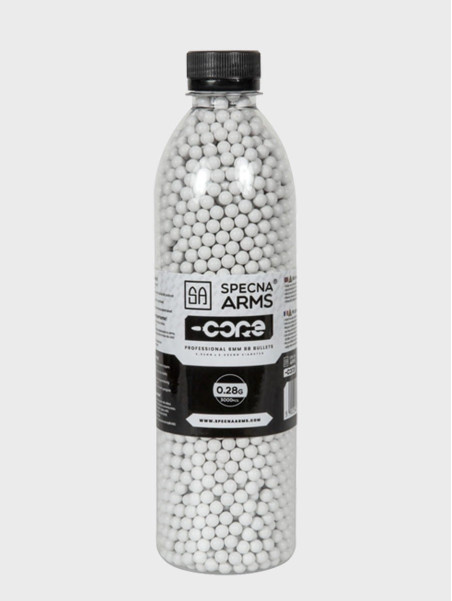 SPECNA ARMS KULKI DO ASG CORE 0,28g BUTELKA 3000 szt. BIAŁE