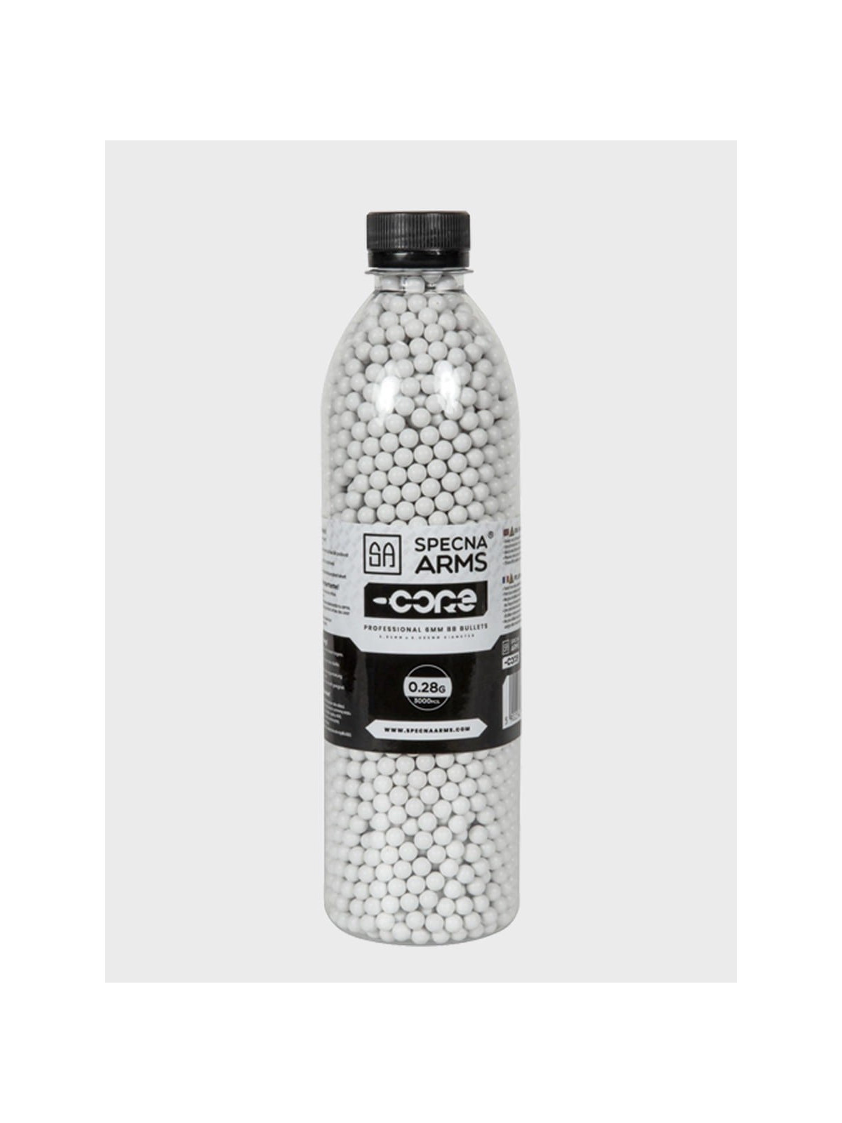 SPECNA ARMS KULKI DO ASG CORE 0,28g BUTELKA 3000 szt. BIAŁE