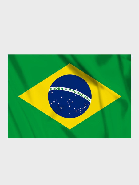 FOSCO INDUSTRIES Flaga na maszt Brazylii Brazylia 100 x 150 cm