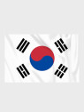 FOSCO INDUSTRIES Flaga na maszt Korei Południowej Korea Południowa 100 x 150 cm