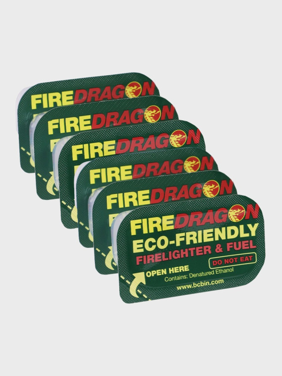 BCB Paliwo Stałe Turystyczne podpałka w kostkach FIREDRAGON 6 szt. 27 g