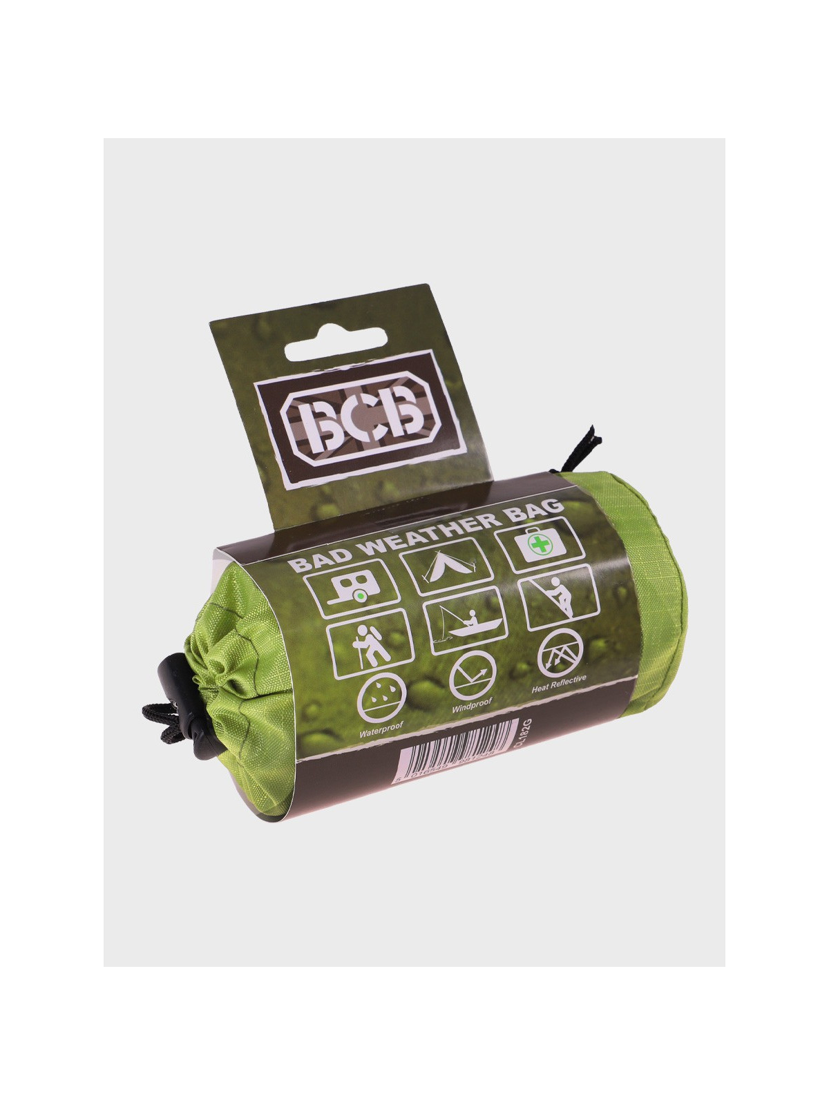 BCB Śpiwór termiczny ratunkowy Folia życia NRC Zielony
