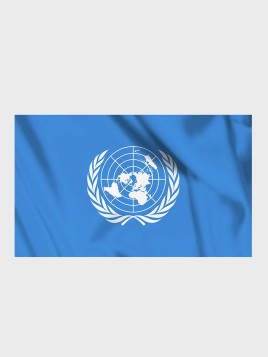 FOSCO INDUSTRIES Flaga na maszt UN United Nations ONZ 100 x 150 cm