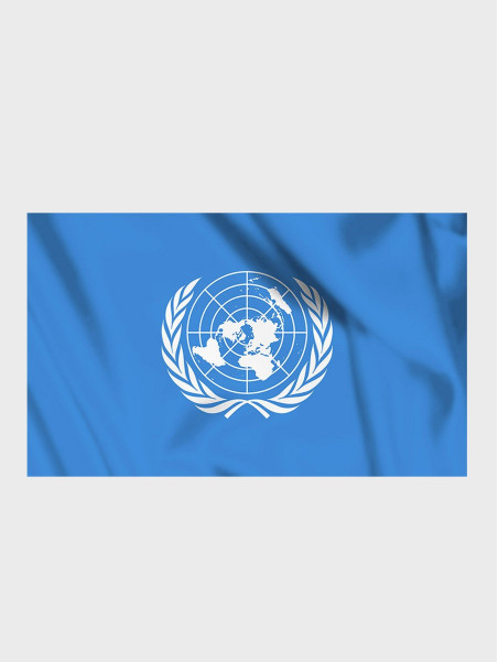 FOSCO INDUSTRIES Flaga na maszt UN United Nations ONZ 100 x 150 cm