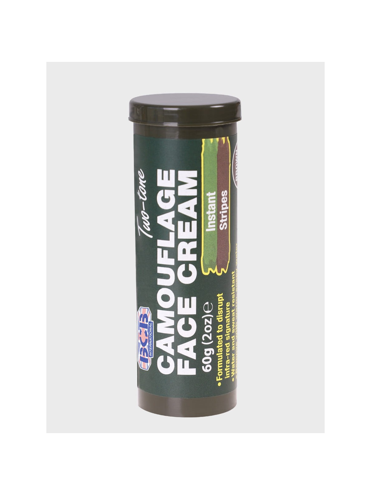 BCB Farba wojskowa maskująca kamuflaż w sztyfcie 60 g brązowo-zielona
