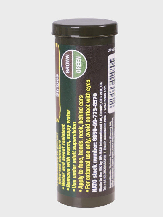 BCB Farba wojskowa maskująca kamuflaż w sztyfcie 60 g brązowo-zielona