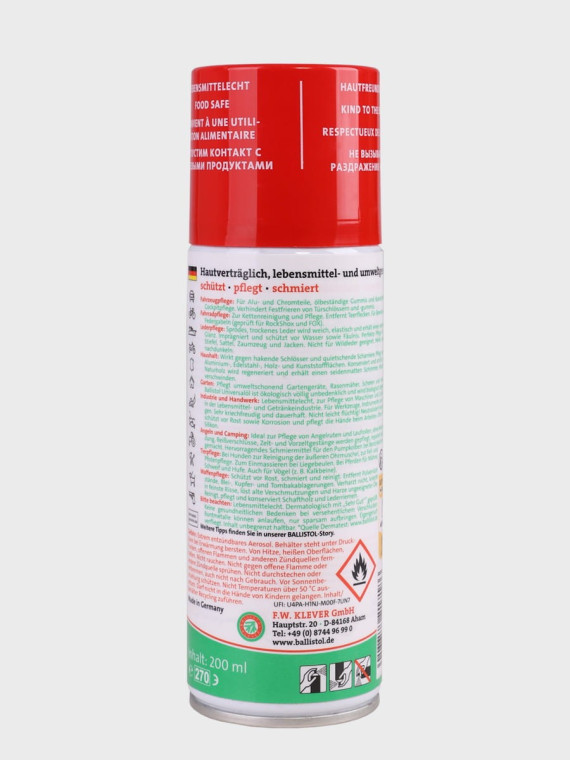 BALLISTOL KLEVER OLEJ DO KONSERWACJI BRONI SPRAY 50ML