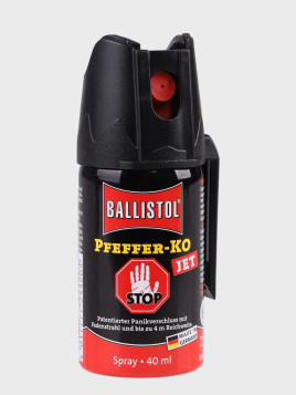 BALLISTOL KLEVER KO JET GAZ PIEPRZOWY OBRONNY STRUMIEŃ Z KLIPSEM 40ML 