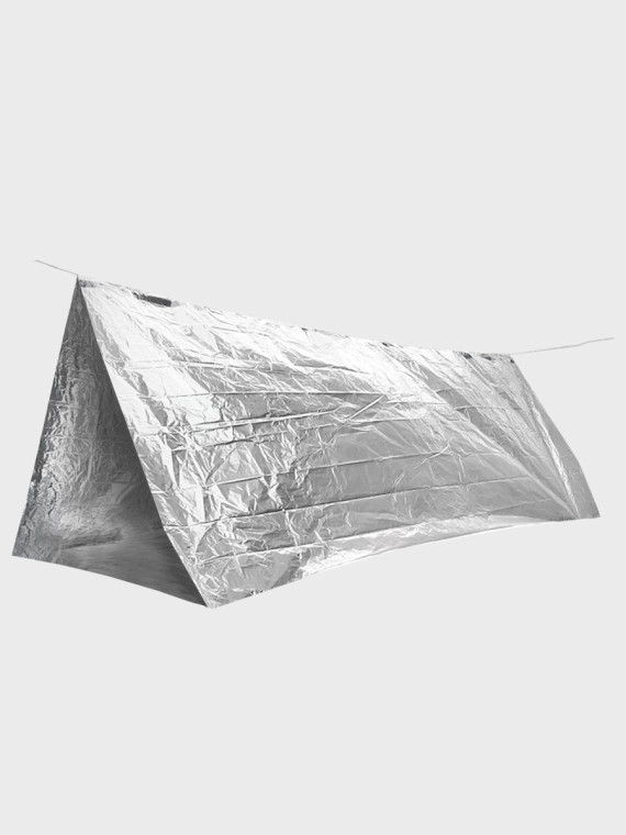 FOSCO INDUSTRIES Namiot Ratunkowy Termiczny Awaryjny Emergency Tent Koc Folia NRC srebrny