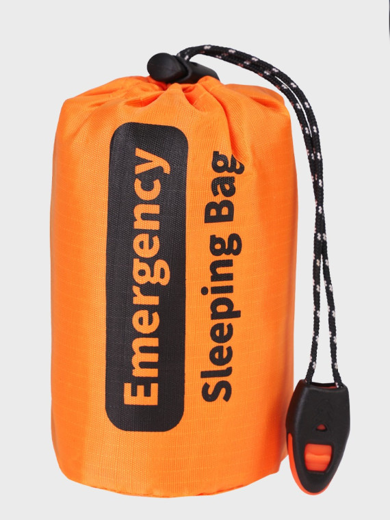 FOX OUTDOOR Śpiwór ratunkowy termiczny Zestaw przetrwania Folia życia Krzesiwo 